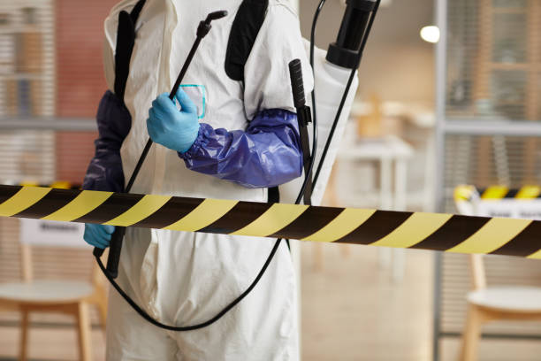 Professional Biohazard technician working in Brillion, WI